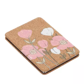 Зеркало серия "Пробковая" карманное прямоугольное DEWAL BEAUTY