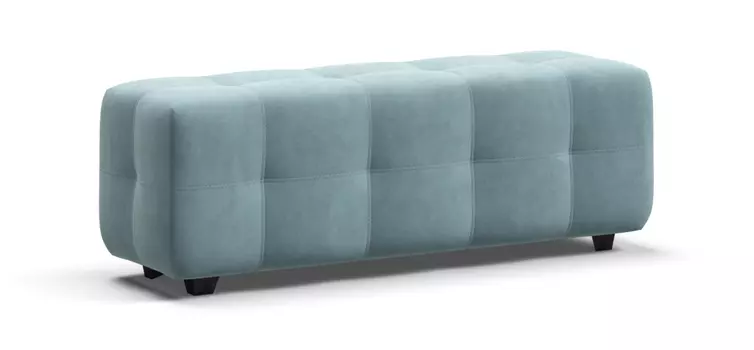 Банкетка BOSS велюр Monolit аква