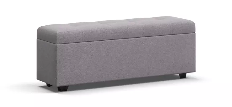 Банкетка ДЕЛИ шенилл Soro грей