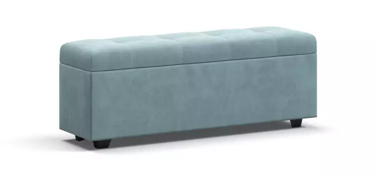 Банкетка ДЕЛИ велюр Monolit аква