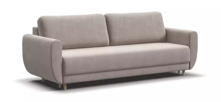 Диван Астон NEW велюр Monolit латте