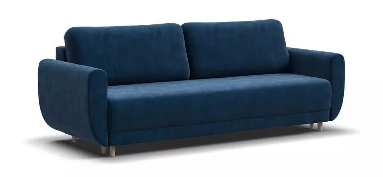 Диван Астон NEW велюр Monolit синий