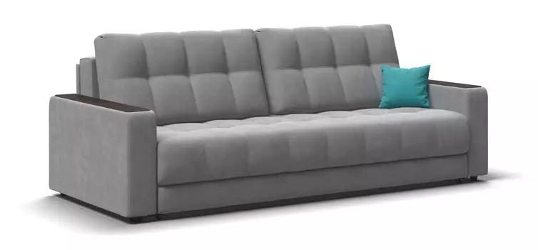 Диван BOSS 2.0 велюр Monolit сталь