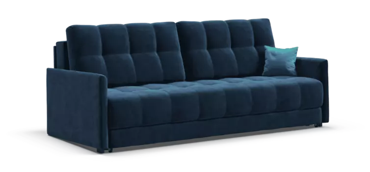 Диван BOSS 2.0 LOFT Велюр Monolit синий