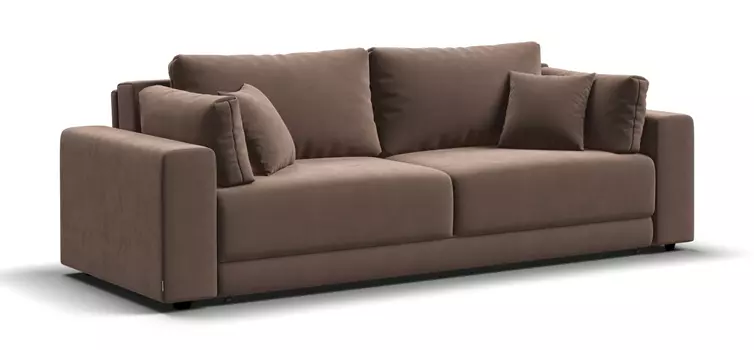 Диван Босс Прайм Велюр Monolit мокко