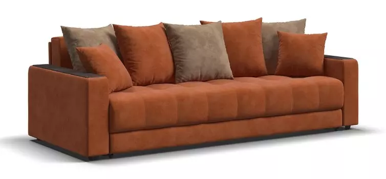 Диван BOSS Rich SE Велюр Alkantara оранж