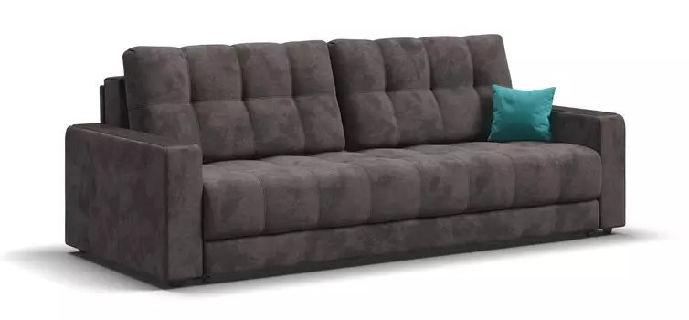 Диван BOSS 2.0 велюр Alkantara серый