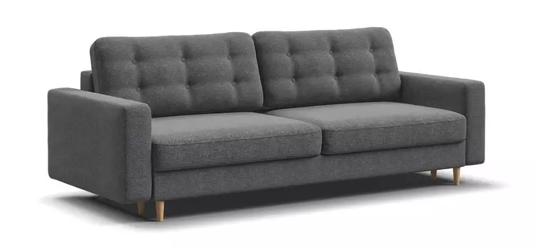 Диван BOSS SKANDY SE рогожка Malmo серый