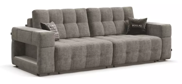 Диван BOSS.XO шенилл IQ бежевый / WOOD Snow