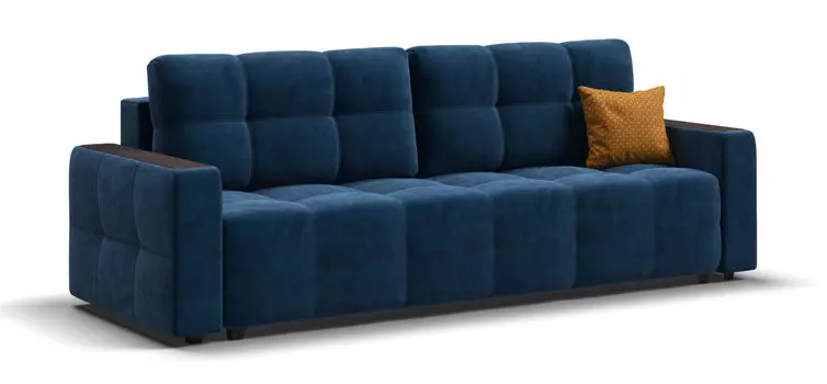 Диван Денди велюр Monolit синий