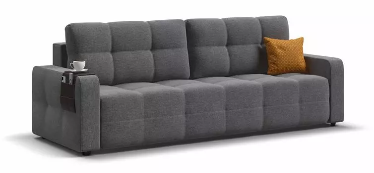 Диван Dandy 2.0 рогожка Malmo серый