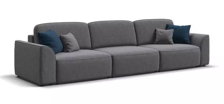 Диван KING MAX SE рогожка Malmo серый