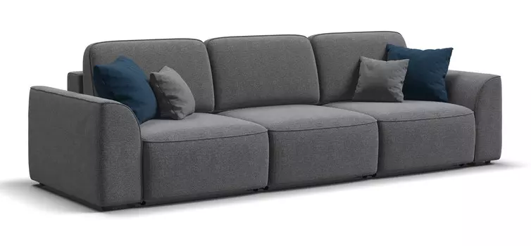 Диван KING MODOOL MAX рогожка Malmo серый