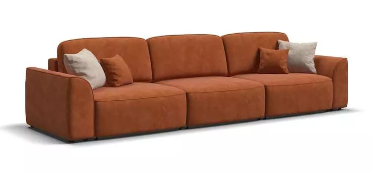 Диван KING MODOOL MAX Велюр Alkantara оранж