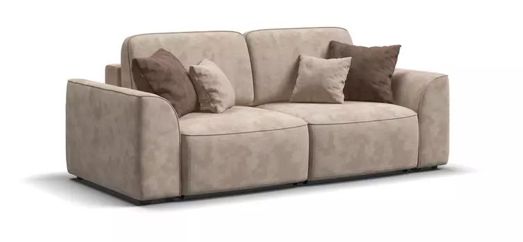 Диван KING MODOOL Велюр Alkantara пепел