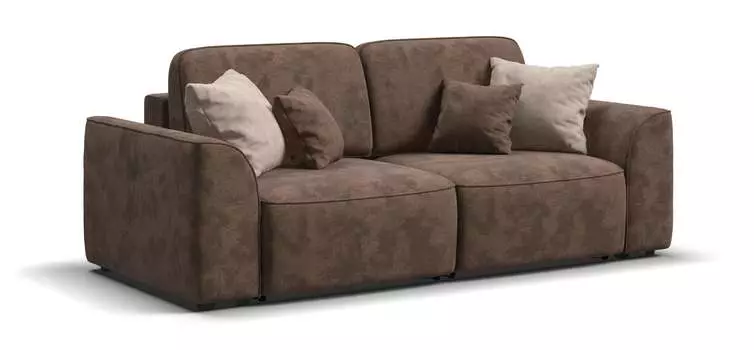 Диван KING MODOOL Велюр Alkantara шоколад