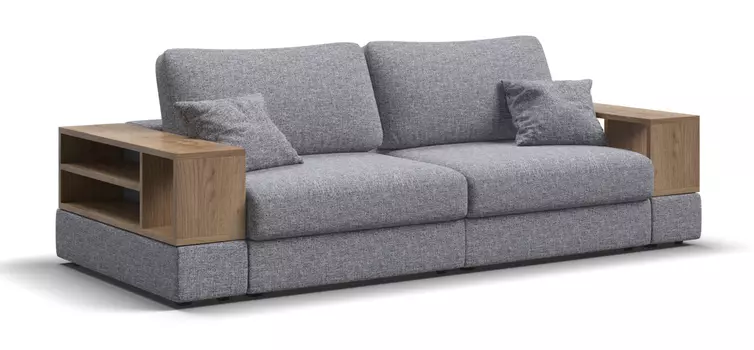 Диван-кровать BOSS MODOOL Рогожка Vento серый