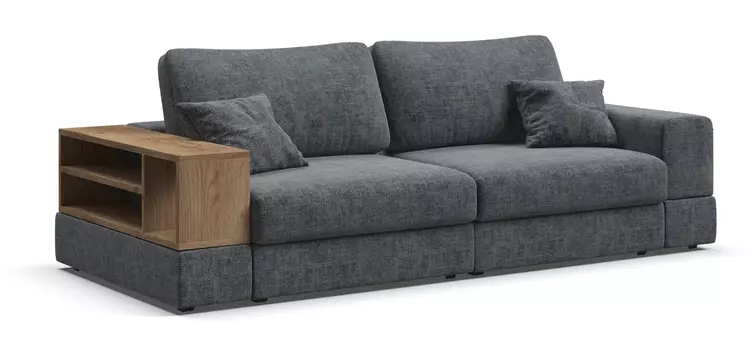 Диван-кровать BOSS MODOOL шенилл IQ серый