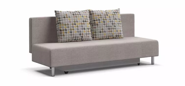 Диван Мадрид 2.0 Лайт рогожка Malmo бежевый, мозаика шок