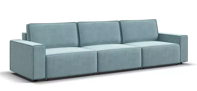 Диван Оскар MAX велюр Monolit аква