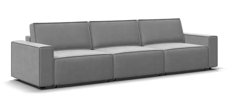 Диван Оскар MAX велюр Monolit сталь