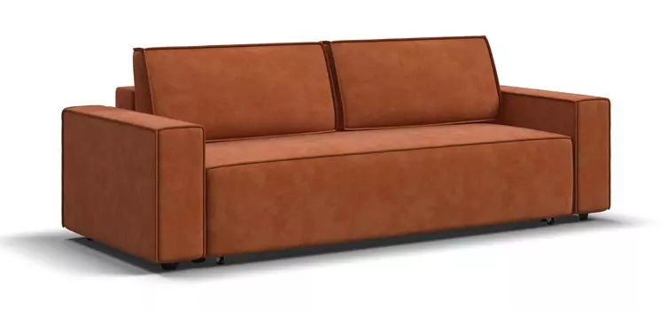 Диван Норд Велюр Alkantara оранж