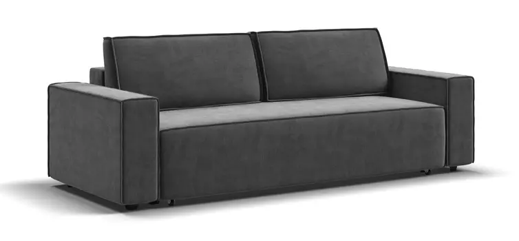 Диван Норд Велюр Monolit серый