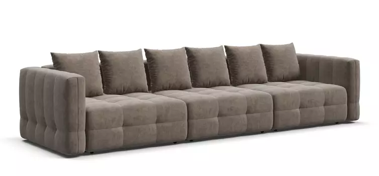 Диван с 2 подлокотниками BOSS ONE MODOOL MAX Велюр Royal тауп NEW