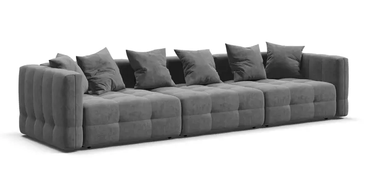 Диван с 2 подлокотниками BOSS ONE MODOOL MAX Велюр Royal стоун