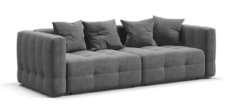 Диван с подлокотниками BOSS ONE MODOOL Велюр Royal стоун