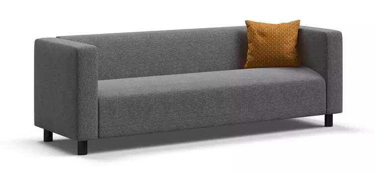 Диван Смарт рогожка Malmo серый