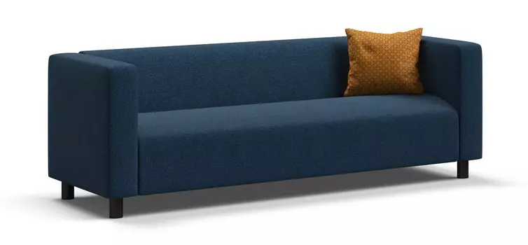 Диван Смарт рогожка Malmo синий