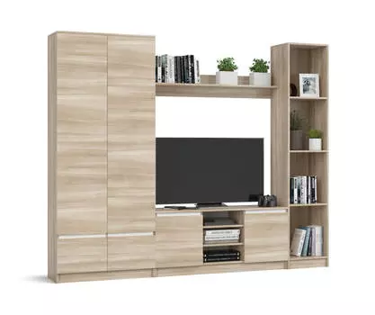 Гостиная Сплит 240 Сонома, Белый снег