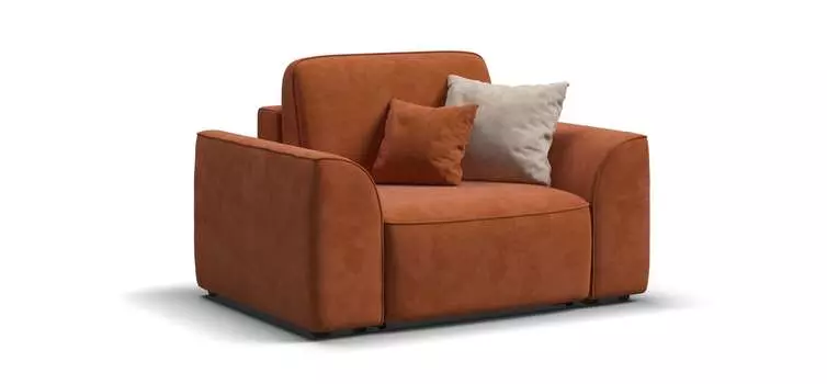 Кресло KING MODOOL Велюр Alkantara оранж