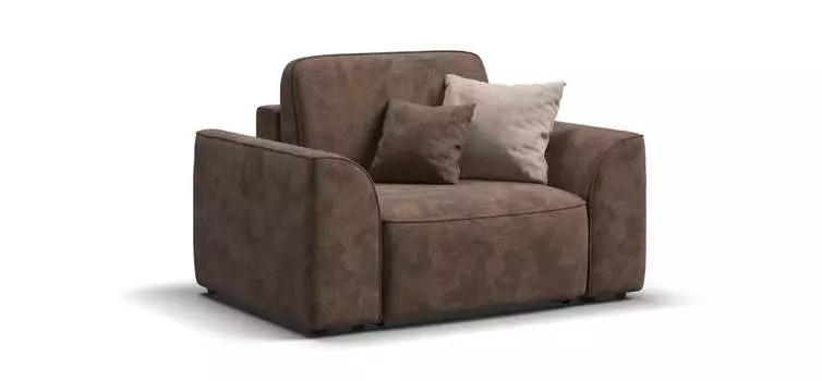 Кресло KING MODOOL Велюр Alkantara шоколад