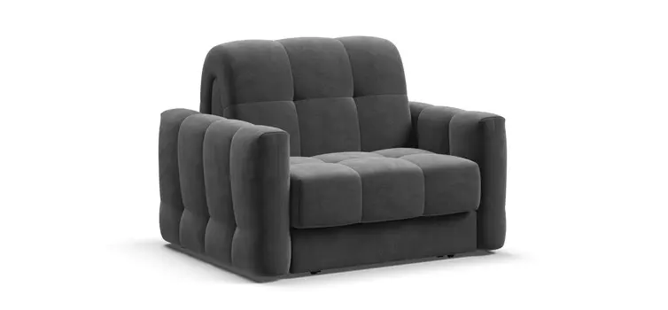 Кресло-кровать BOSS Sleep велюр Monolit серый