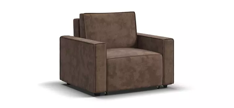 Кресло-кровать Оскар велюр Alkantara шоколад