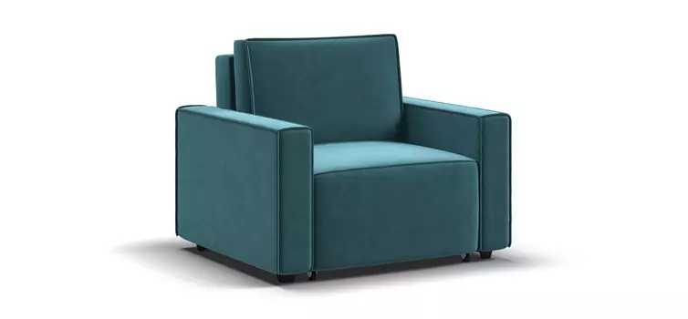 Кресло-кровать Оскар велюр Monolit зеленый
