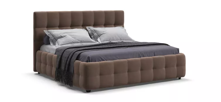 Кровать Босс 180*200 Про велюр Monolit мокко