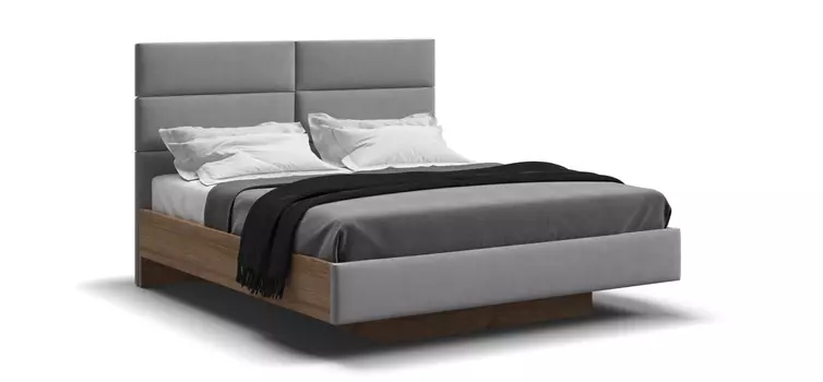 Кровать BOSS LOFT 160*200 Орех Селект, MONOLIT Сталь