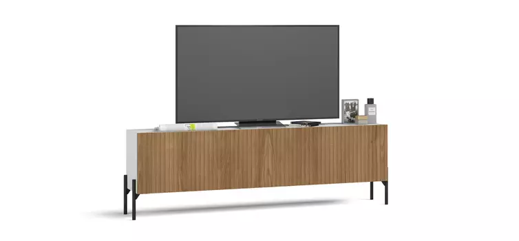 Модульная гостиная BOSS MILLING 2 Белый снег, Дуб Американский