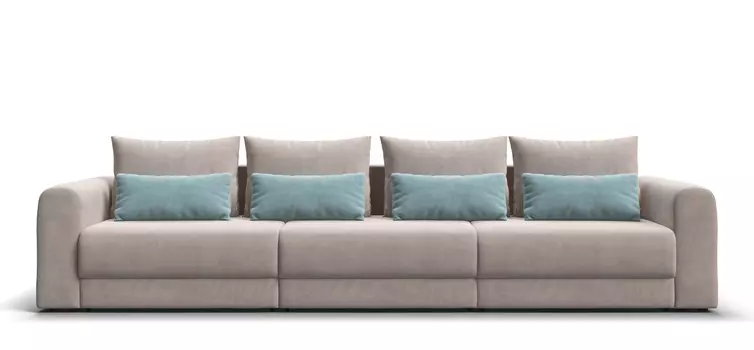 Модульный диван РИЧМОНД MODOOL MAX Велюр Monolit латте