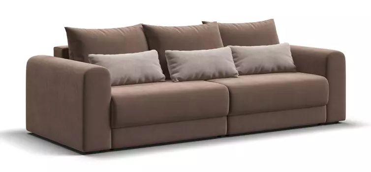Модульный диван РИЧМОНД MODOOL Велюр Monolit мокко