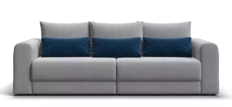 Модульный диван РИЧМОНД MODOOL Велюр Monolit сталь