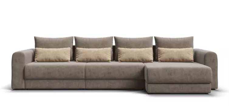 Модульный угловой диван РИЧМОНД MODOOL MAX Велюр Royal тауп NEW