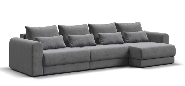 Модульный угловой диван РИЧМОНД MODOOL MAX Велюр Royal стоун