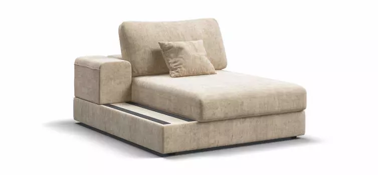 BOSS MODOOL SE оттоманка левая шенилл Gloss беж