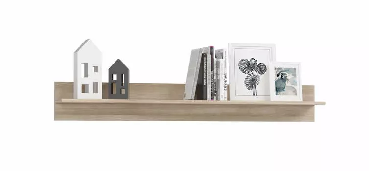 Полка навесная Сплит 140 Сонома