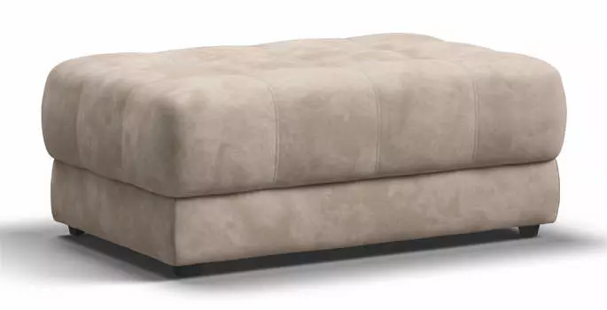 Пуф BOSS XL велюр Alkantara пепел