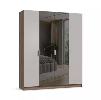 Шкаф BOSS QUADRO 180 Орех Парона, Ваниль софт